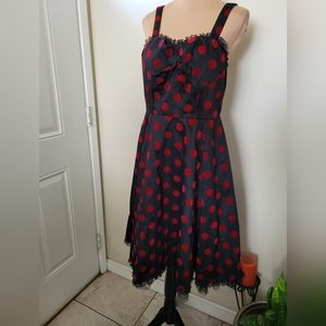 Heart & Roses Pinup Dress
